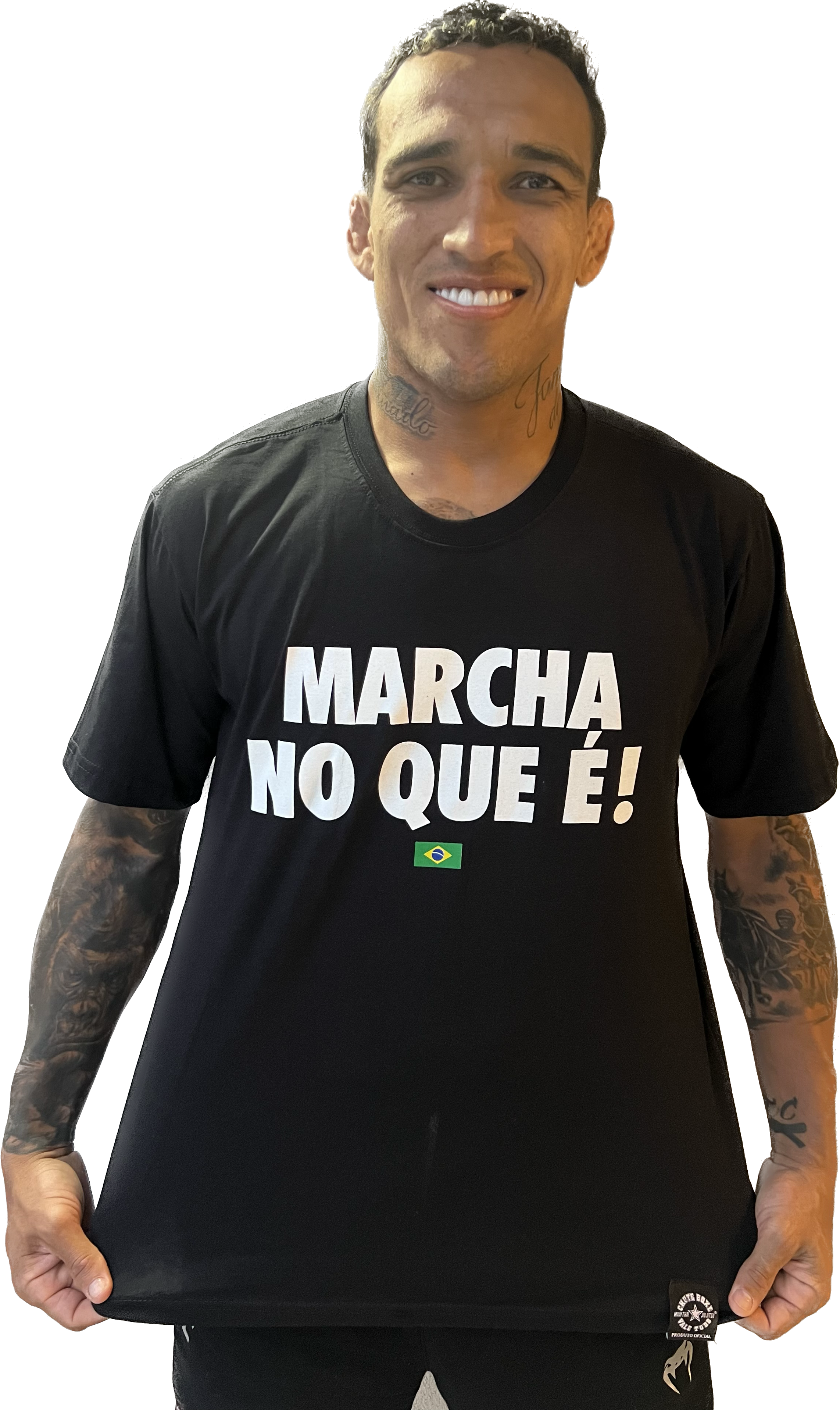 Camiseta Charles Do Bronxs - MARCHA NO QUE E - NAO AUTOGRAFADA