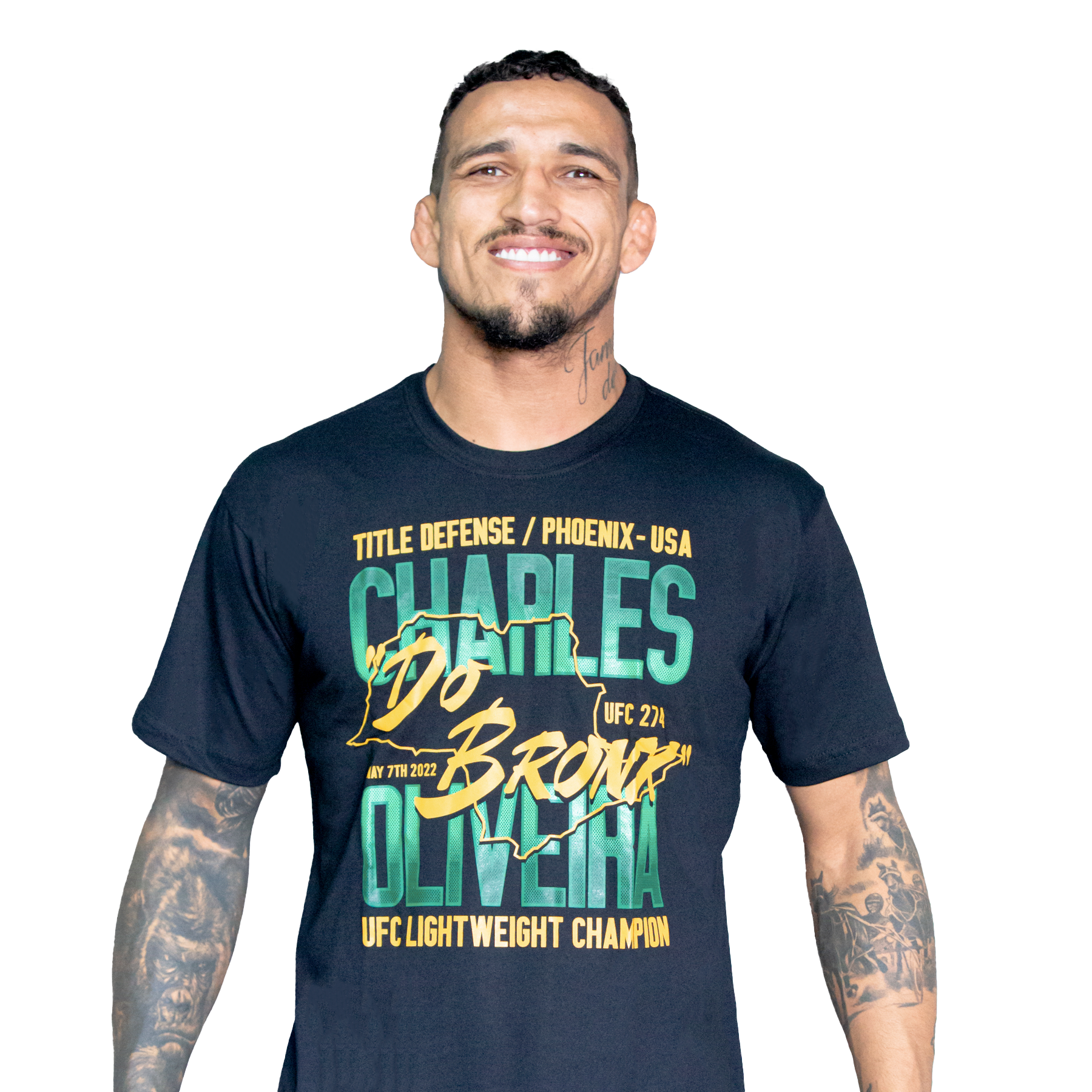 Camiseta - Charles Do Bronx Brasil UFC 274