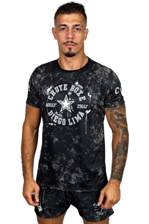 Camiseta Dry Tech – Preta Caveira