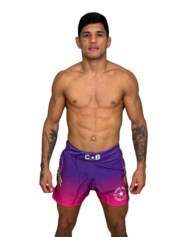 Shorts MMA - Rosa e Roxo Uniforme - Image 5