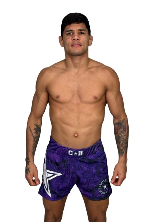 Shorts MMA – Roxo Estrela