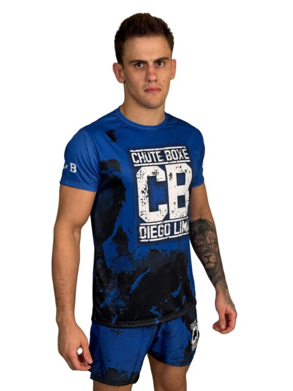 Camiseta Dry Tech - Azul e Preto Manchado - Image 3