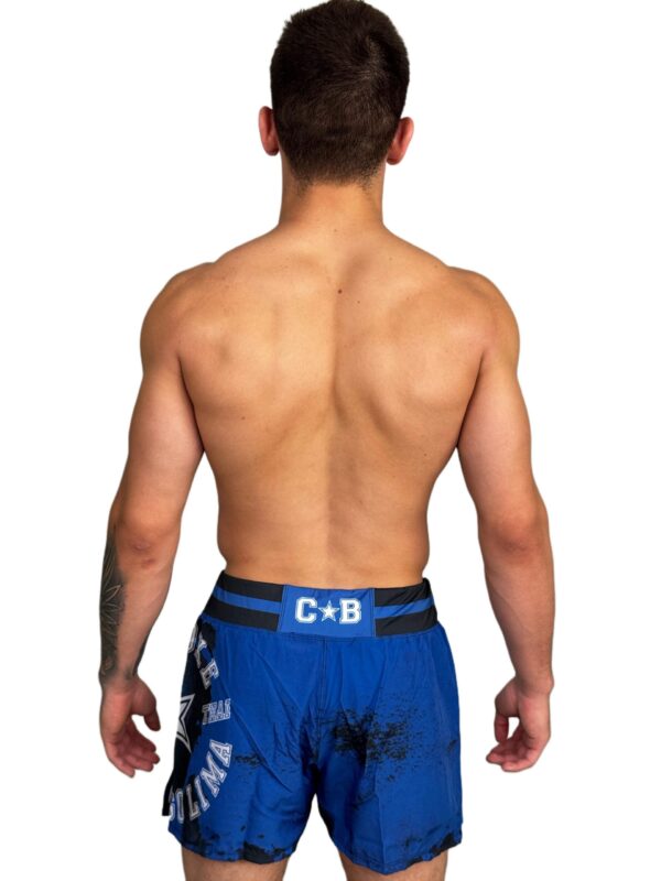 Shorts MMA - Azul e Preto Manchado - Image 6