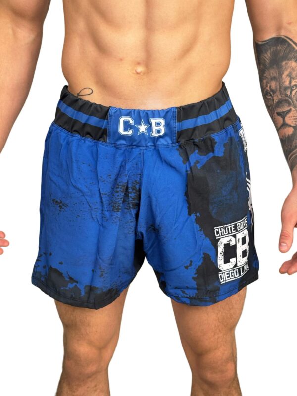 Shorts MMA - Azul e Preto Manchado - Image 5