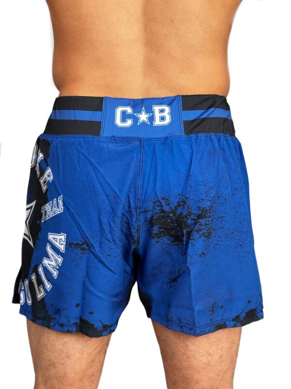 Shorts MMA - Azul e Preto Manchado - Image 3