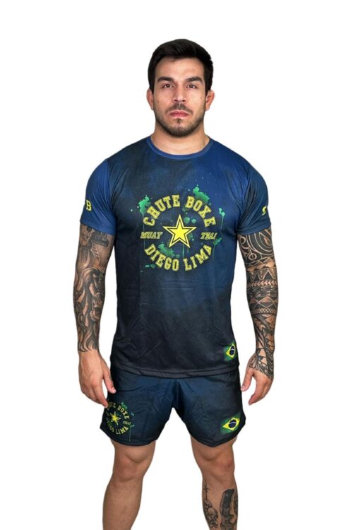 Camiseta Dry Tech – Azul Brasil