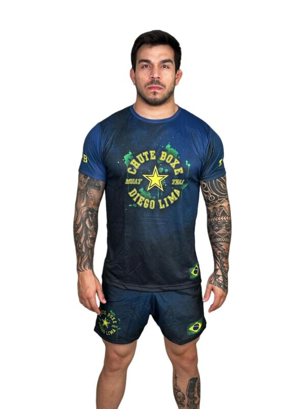 Camiseta Dry Tech - Azul Brasil