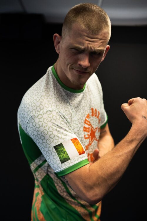 PRÉ-VENDA – Conjunto Camiseta e Shorts MMA – Ian Machado Garry – Cores Irlanda